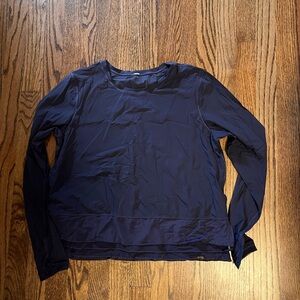 Lululemon long sleeve purple shirt, size 10